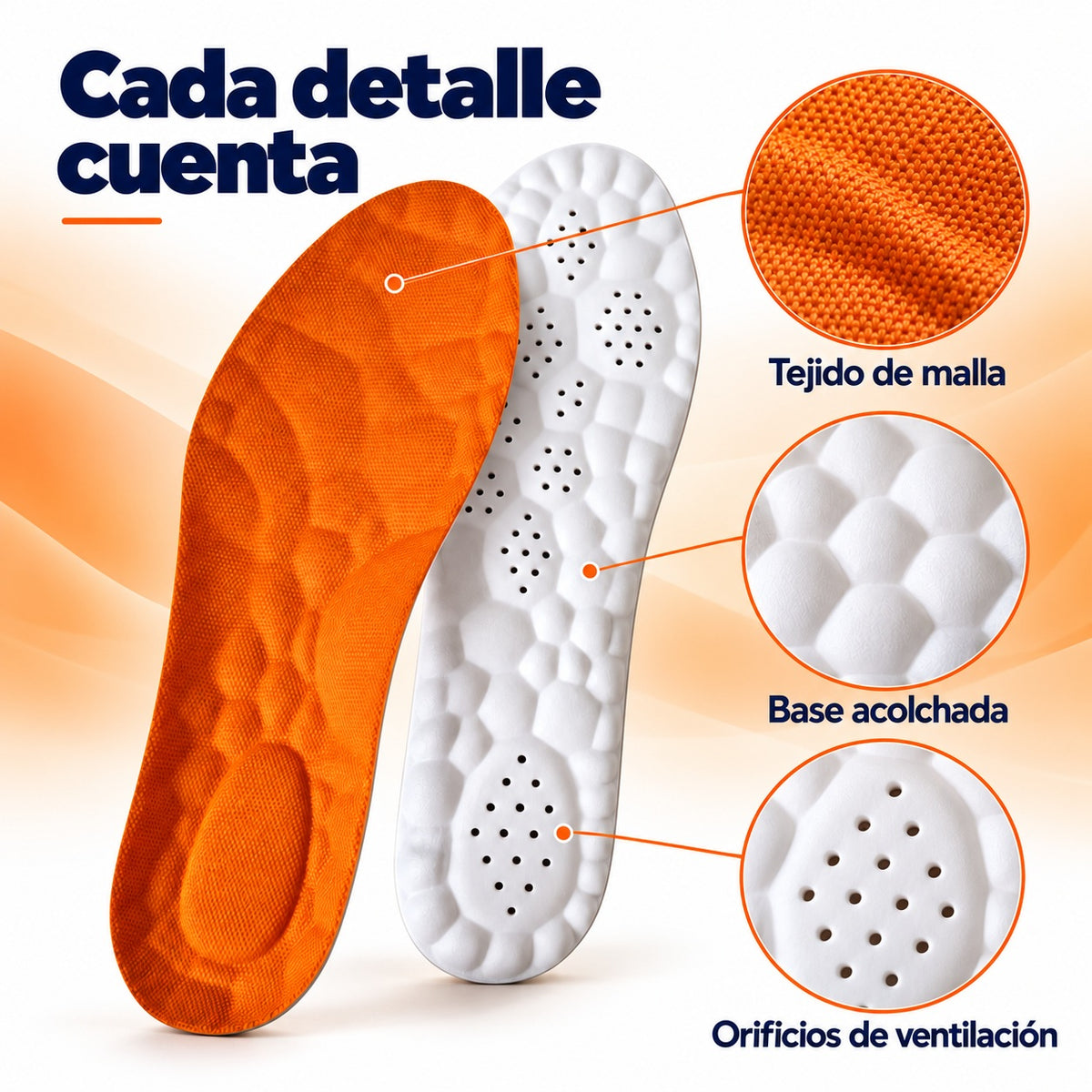 Detalle de la plantilla Arcopluma